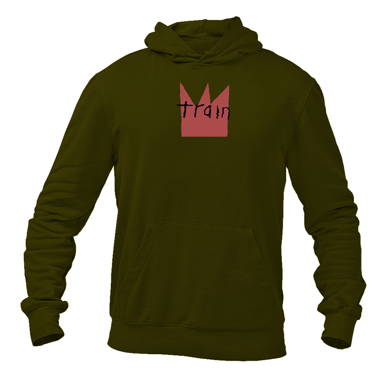 Men's Train Logo Pullover Hoodie