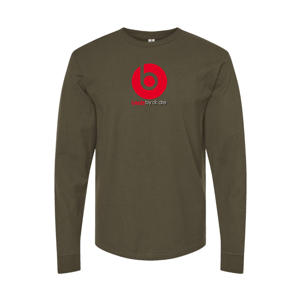 Men's Beats-by Dre Logo Long Sleeve T-Shirt