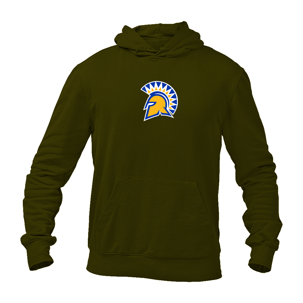 Men's San Jose State Spartans Logo Gildan Heavy Blend Hooded Sweatshirt