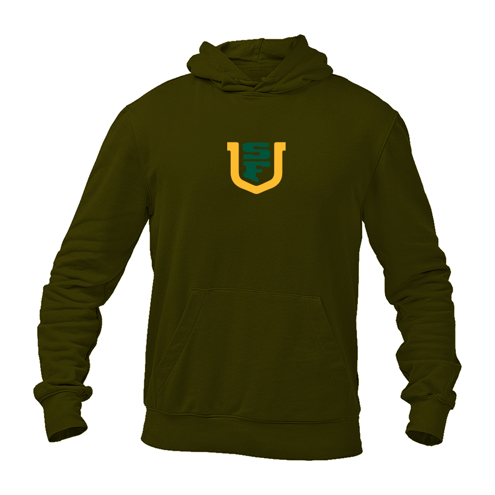 Men's San Francisco Dons Logo Gildan Heavy Blend Hooded Sweatshirt