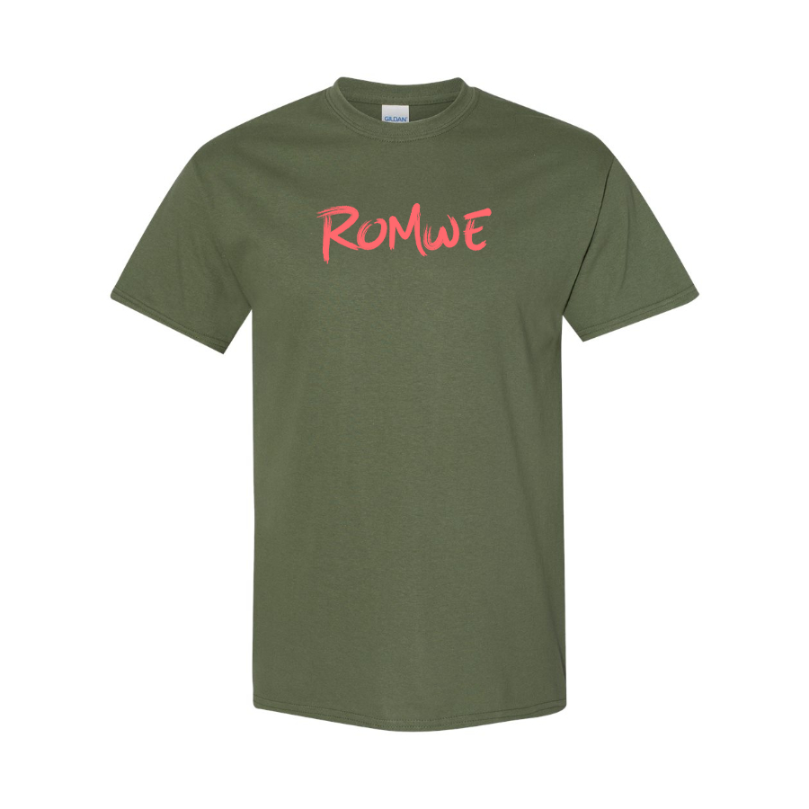 Men's Romwe Logo Cotton T-Shirt