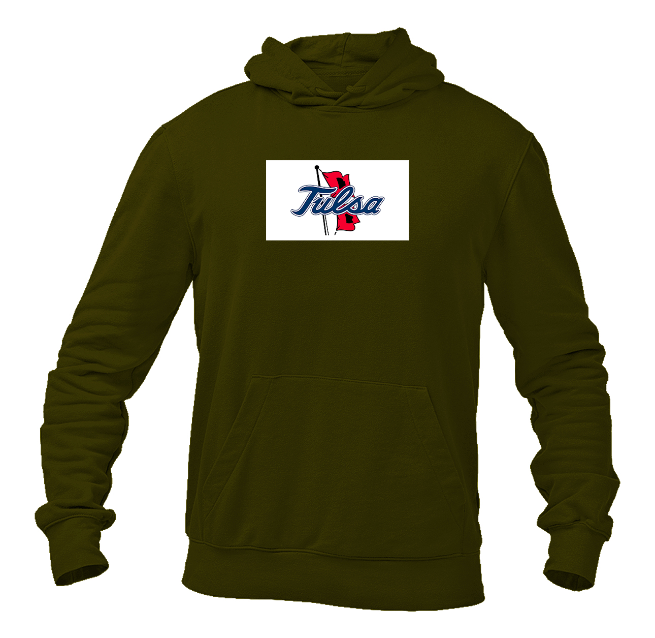 Men's Tulsa Golden Hurricane Logo Pullover Hoodie