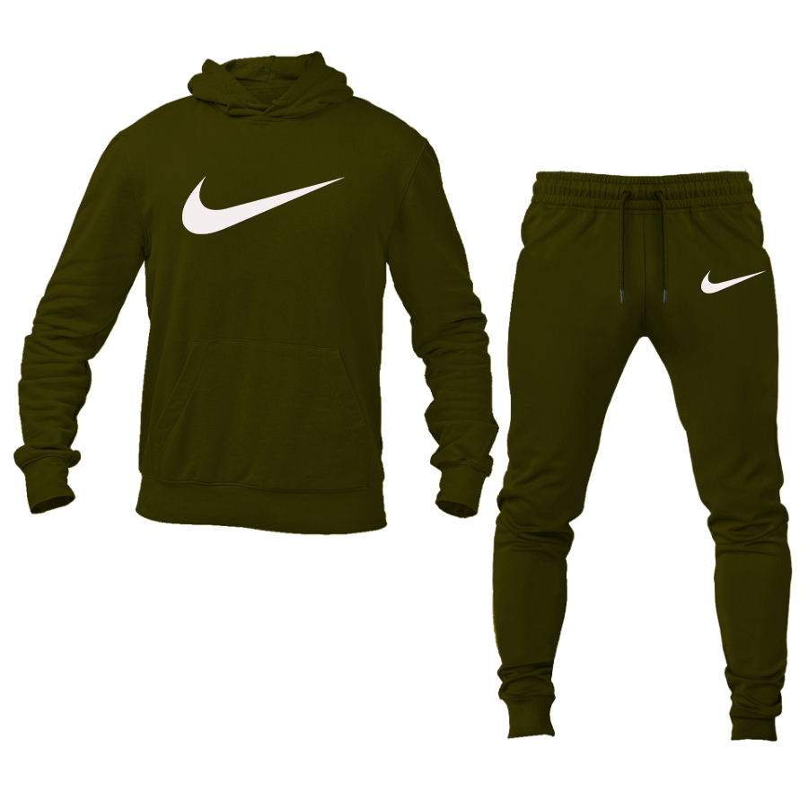 Men's Nike Wave Logo Hoodie Joggers Set