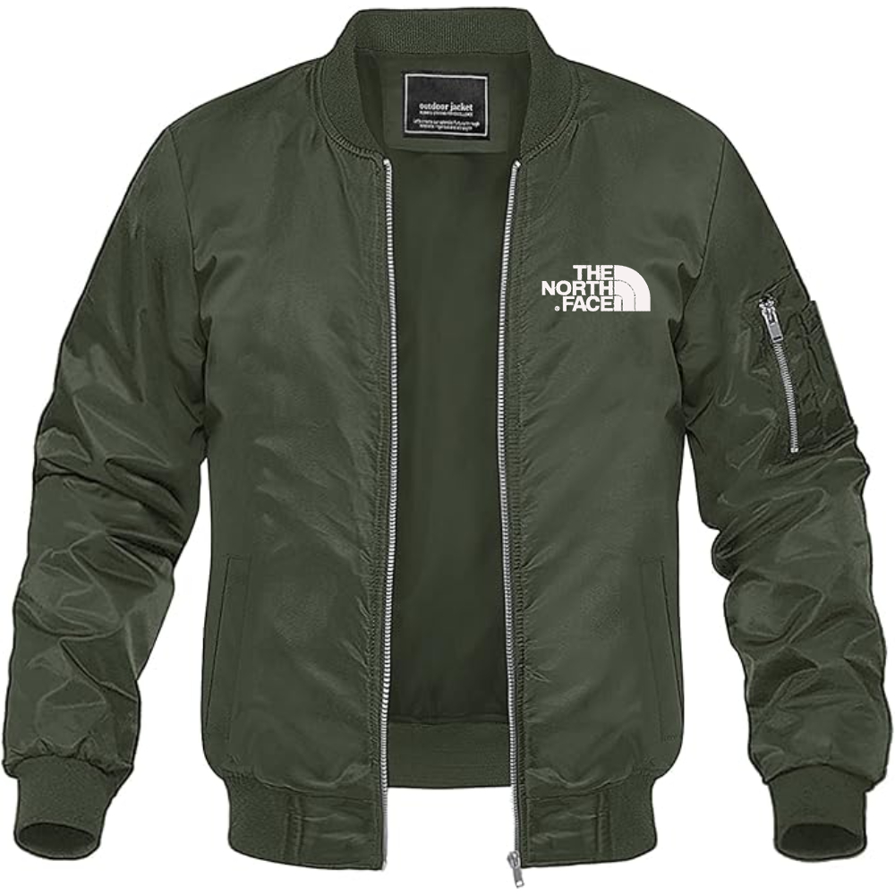 Men's The North Face Black Logo white Lightweight Bomber Jacket Windbreaker Softshell Varsity Jacket Coat