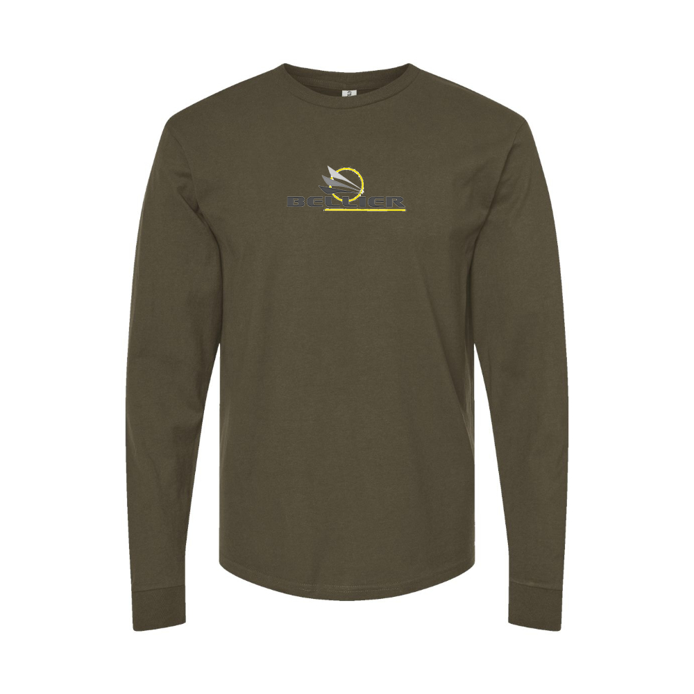 Men's Bellier Automobiles Logo Long Sleeve T-Shirt