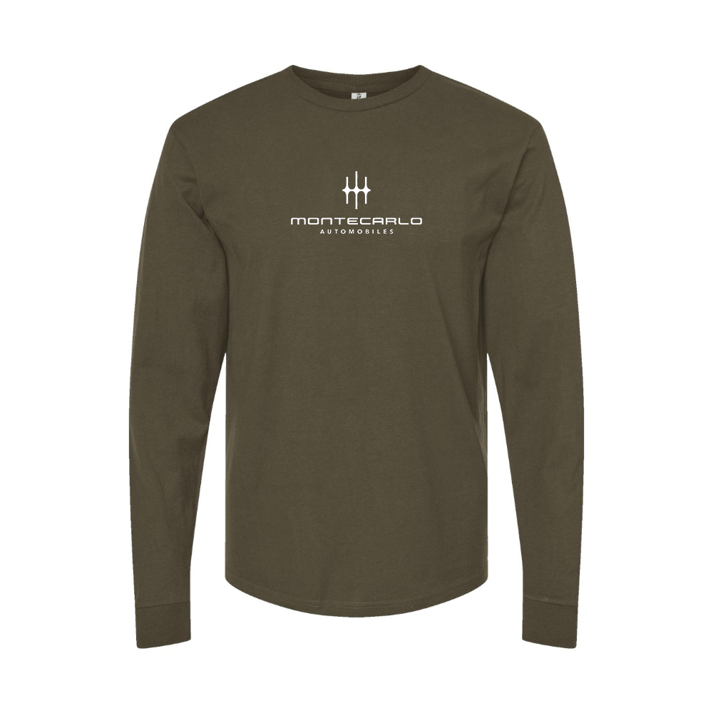 Men's Monte Carlo Automobiles Logo Long Sleeve T-Shirt