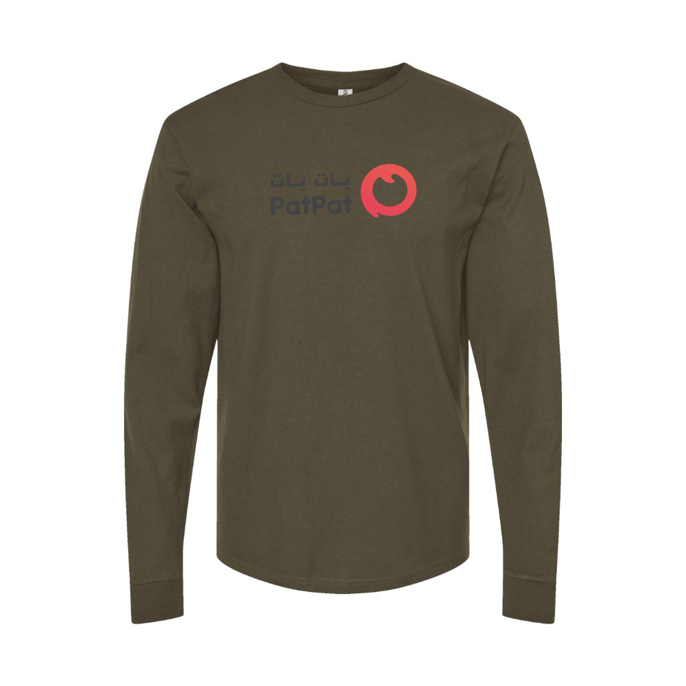 Men's PatPat Logo Long Sleeve T-Shirt