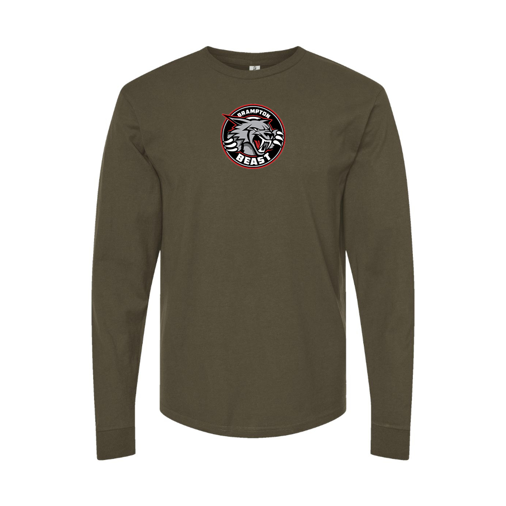 Men's Long Brampton Beast Logo Sleeve T-Shirt