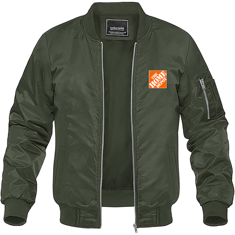 Men's The Home Depot Lightweight Bomber Jacket - Army Green
