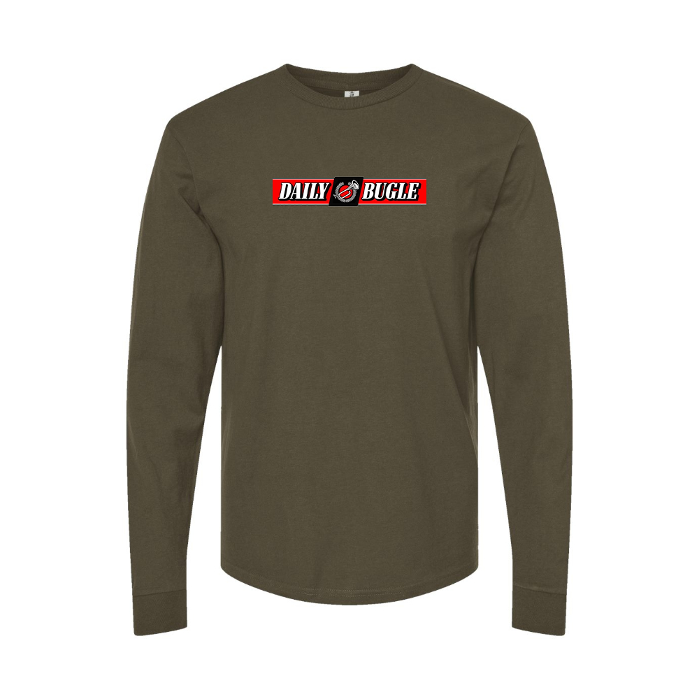 Men's Daily Bugle Logo Long Sleeve T-Shirt