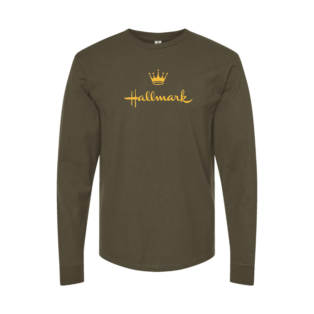 Men's Hallmark golden logo Long Sleeve T-Shirt