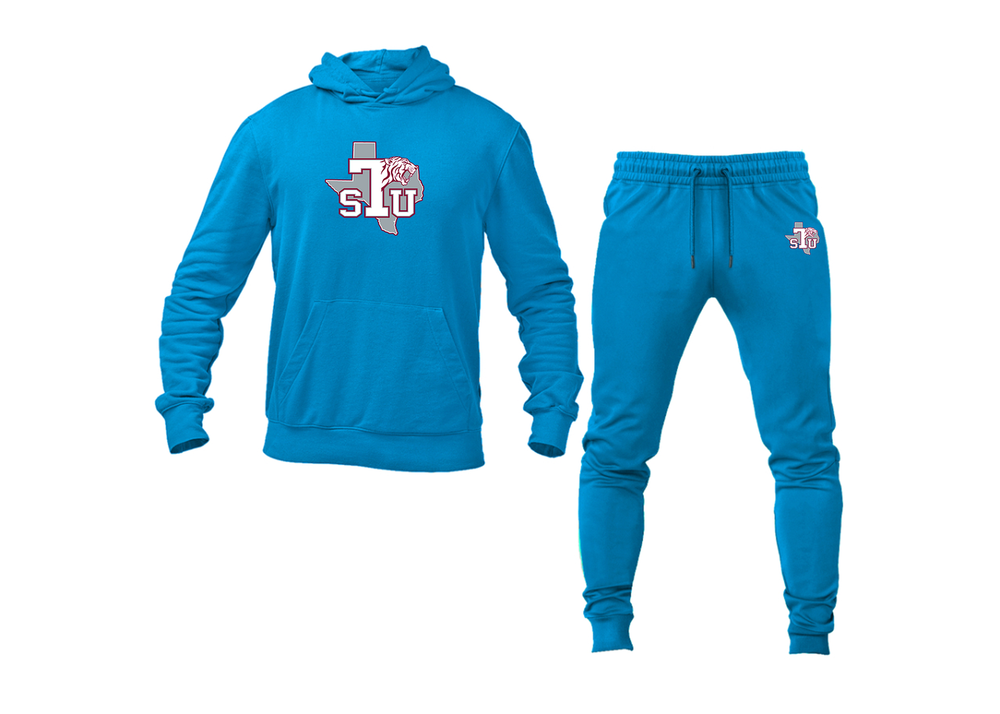 Men's Texas Southern Tigers Hoodie Joggers Set