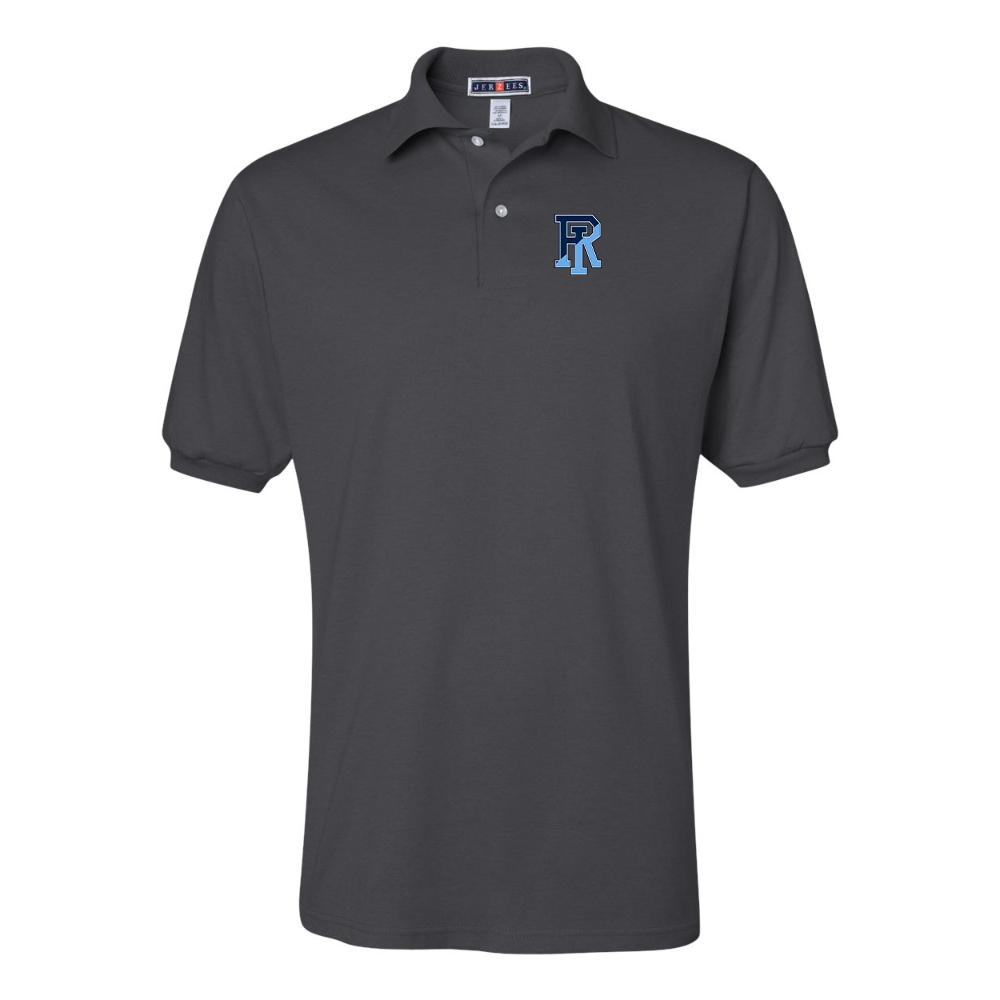 Men's Rhode Island Rams Logo JERZEES SpotShield polo