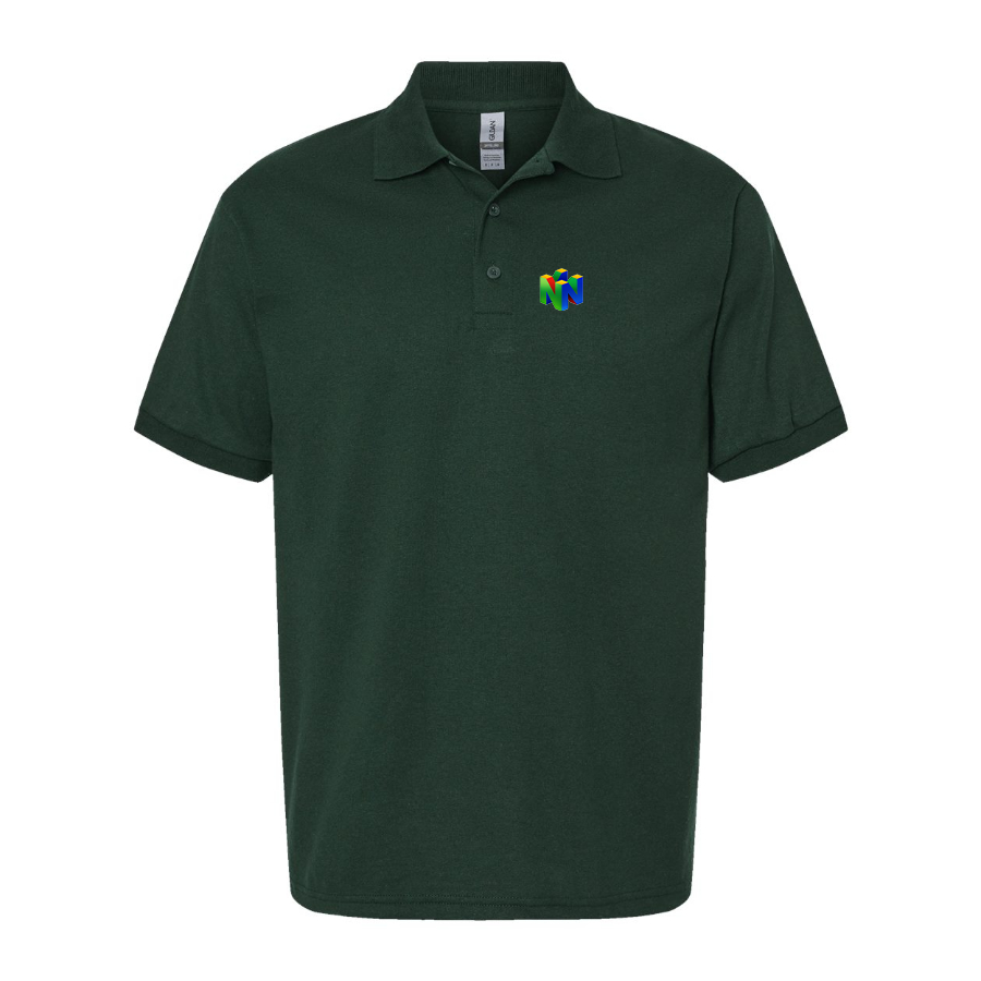 Men's Nintendo N64 Logo Dry Blend Polo