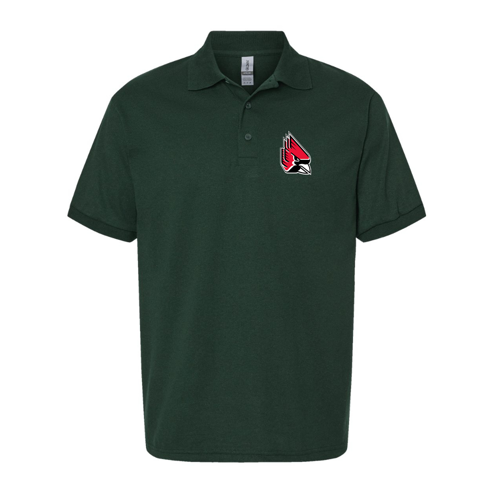 Men's Ball State Cardinals Dry Blend Jersey Polo