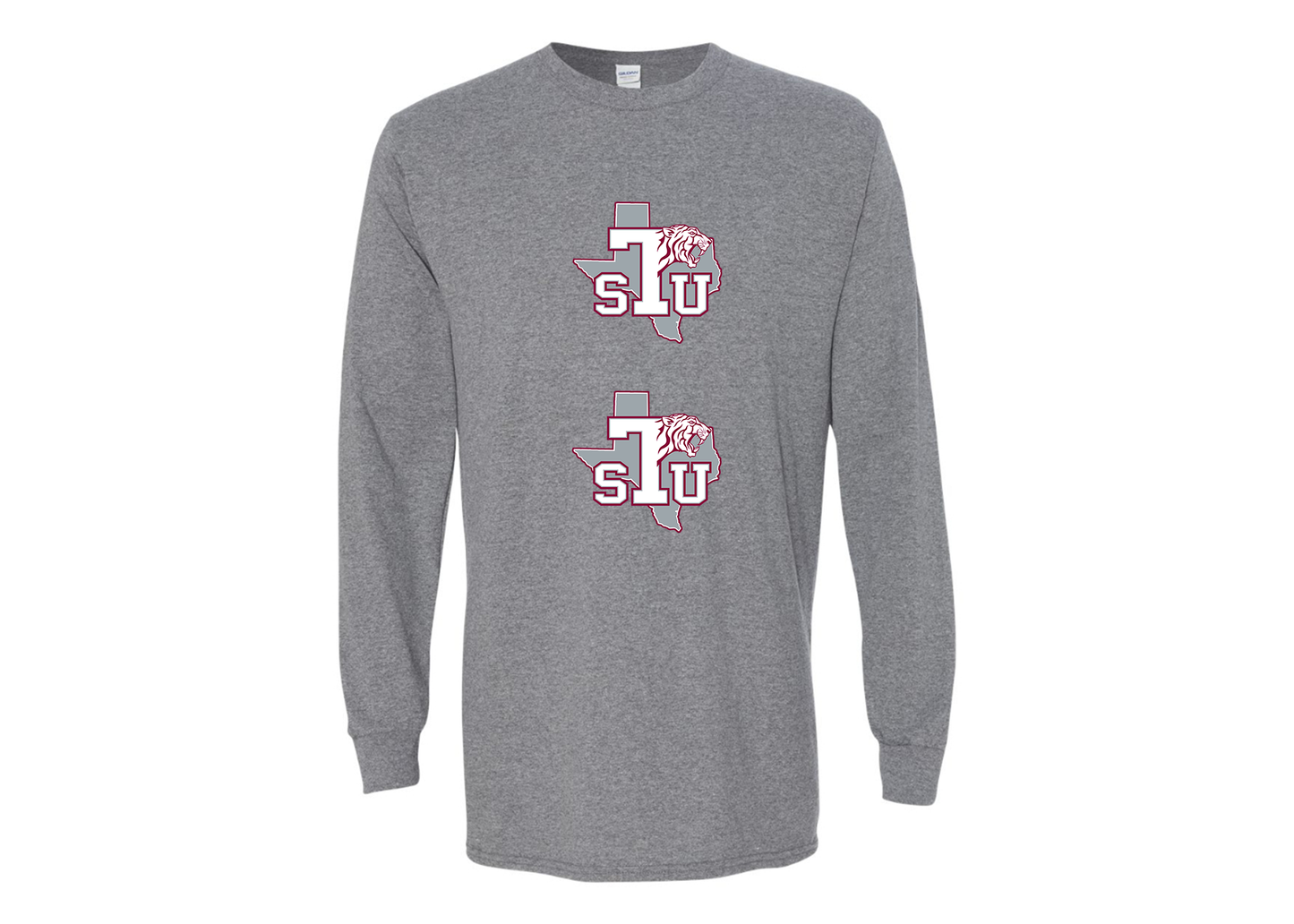 Men's Texas Southern Tigers Gildan Heavy Cotton Long Sleeve T-Shirt