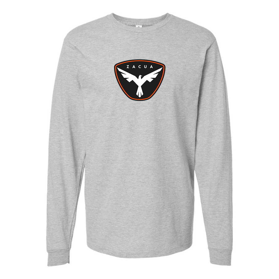 Men's Zacua Logo Cotton Long Sleeve T-Shirt