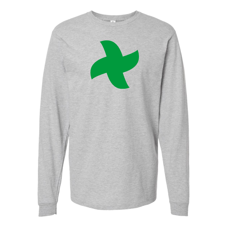 Men's Thermomix Screw Logo Cotton Long Sleeve T-Shirt