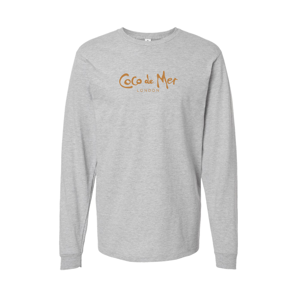 Youth Coco-de Mer Logo Cotton Long Sleeve T-Shirt
