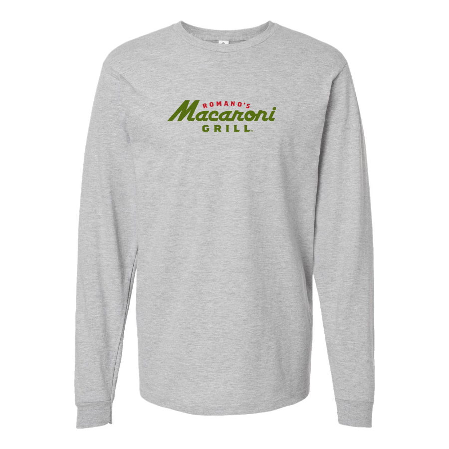 Men's Romano_s Macaroni Grill Logo Cotton Long Sleeve T-Shirt