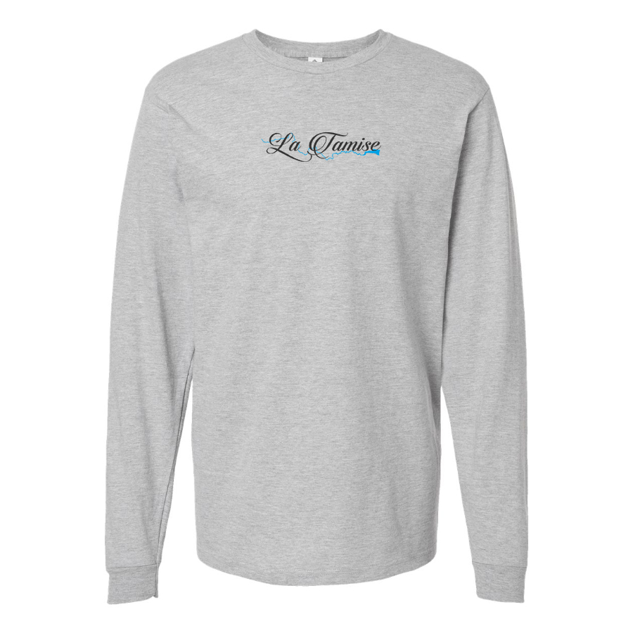 Men's La Tamise Logo Cotton Long Sleeve T-Shirt