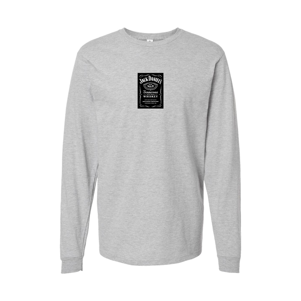 Youth Jack Daniels Logo Cotton Long Sleeve T-Shirt