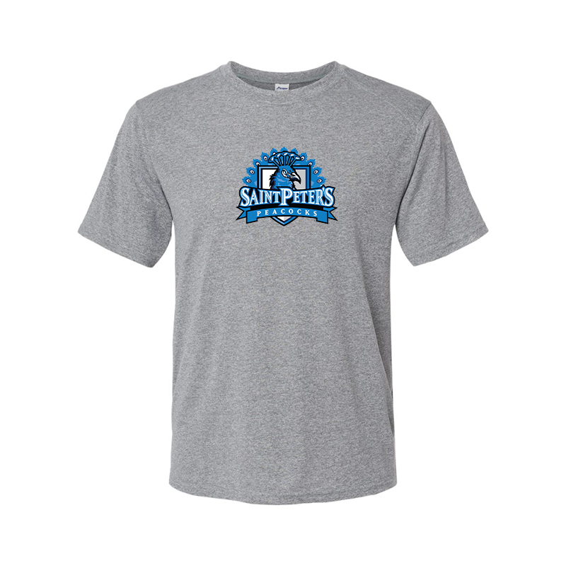 Men's Saint Peters Peacocks Logo Polyester T-Shirt