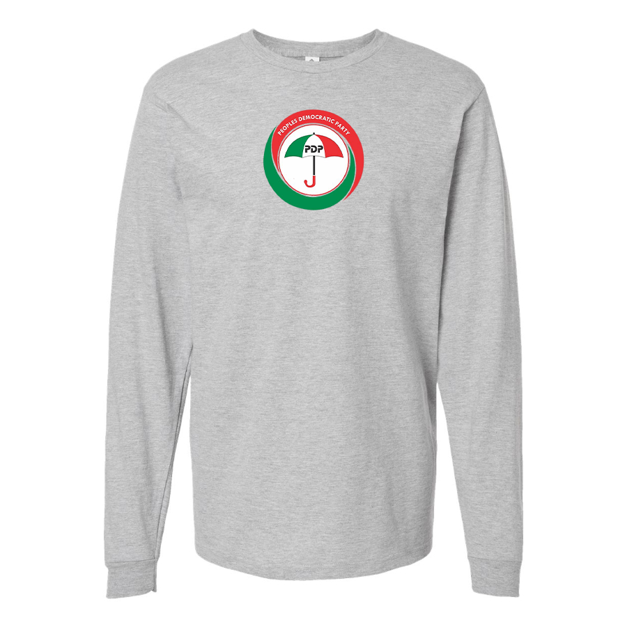 Men's PDP Logo Cotton Long Sleeve T-Shirt
