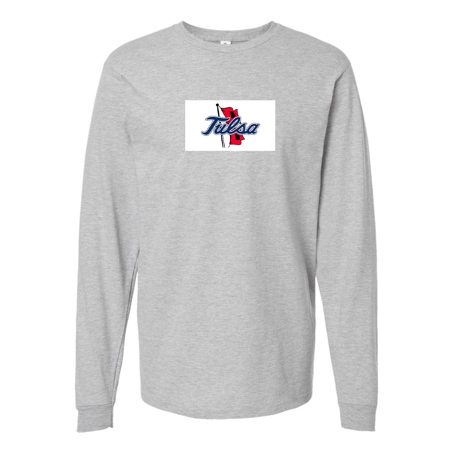 Youth Tulsa Golden Hurricane Logo Cotton Long Sleeve T-Shirt