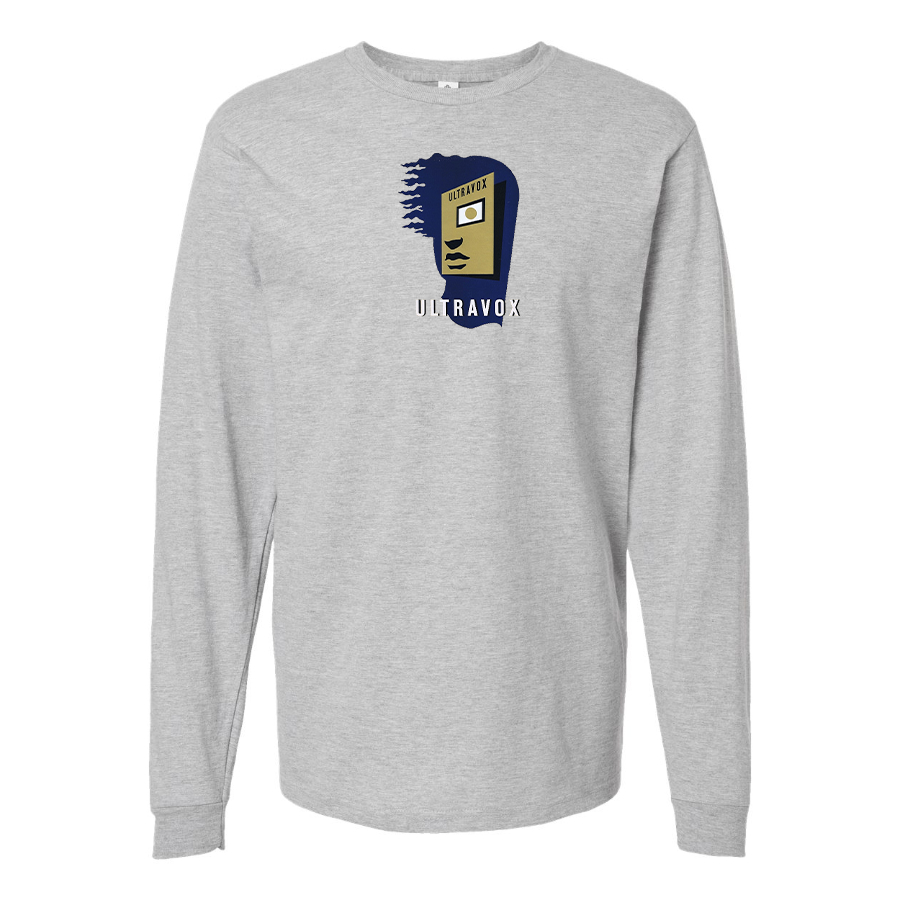 Men's Ultravox Logo Cotton Long Sleeve T-Shirt