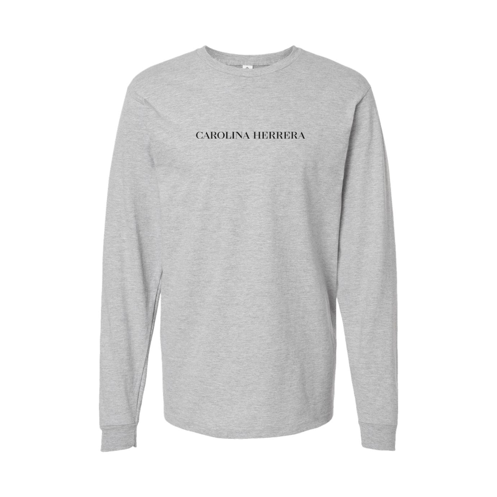 Youth Carolina Herrera Logo Cotton Long Sleeve T-Shirt