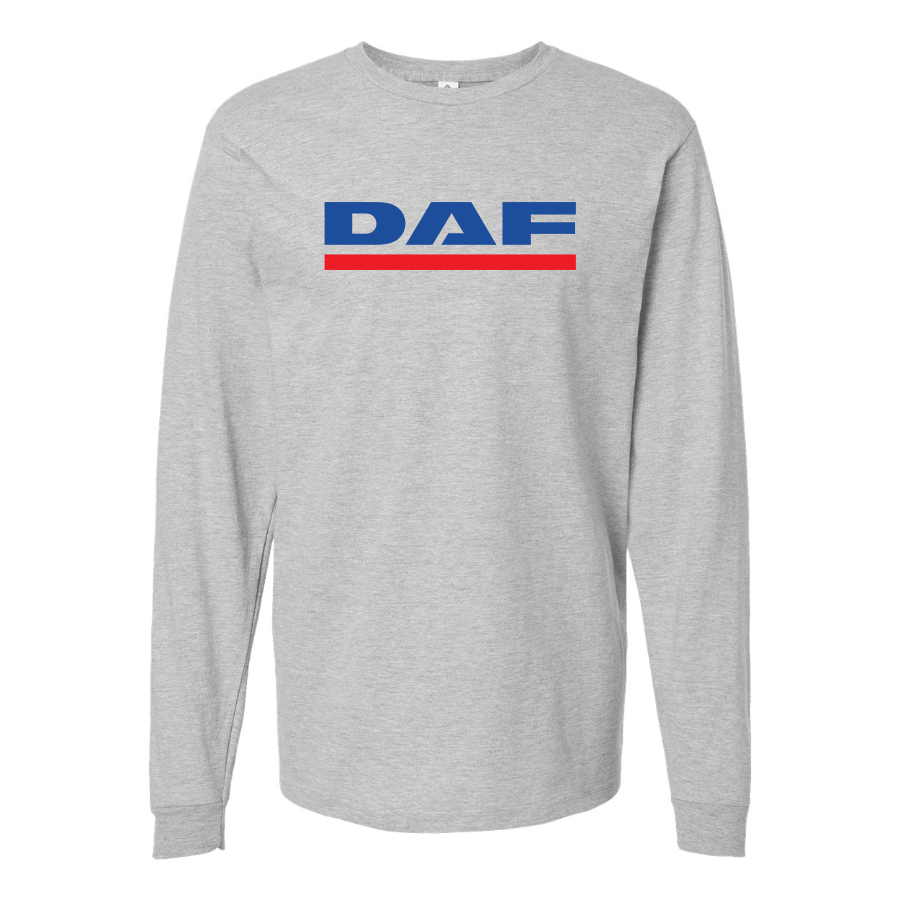 Men's DAF Logo Cotton Long Sleeve T-Shirt