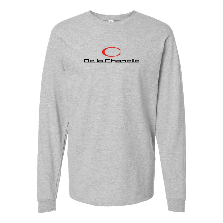 Men's De La Chapelle Logo Cotton Long Sleeve T-Shirt
