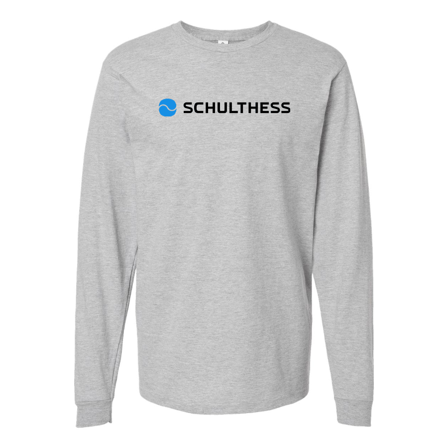 Men's Schulthess Logo Cotton Long Sleeve T-Shirt