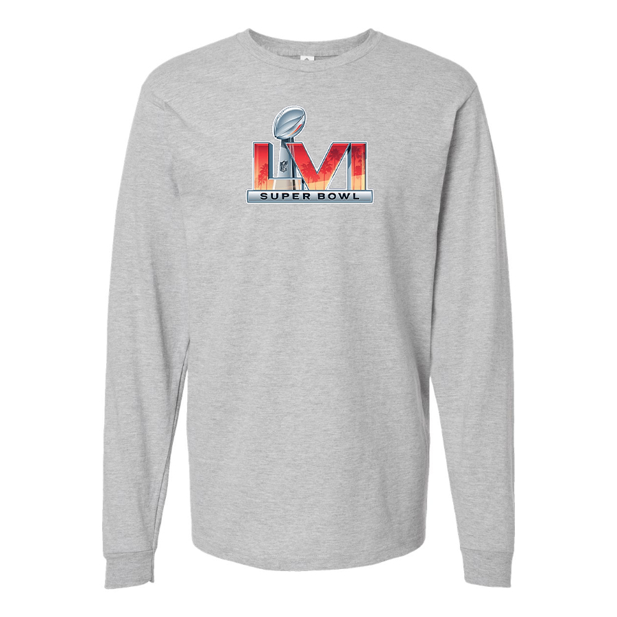 Men's Superbowl LVI Logo Cotton Long Sleeve T-Shirt