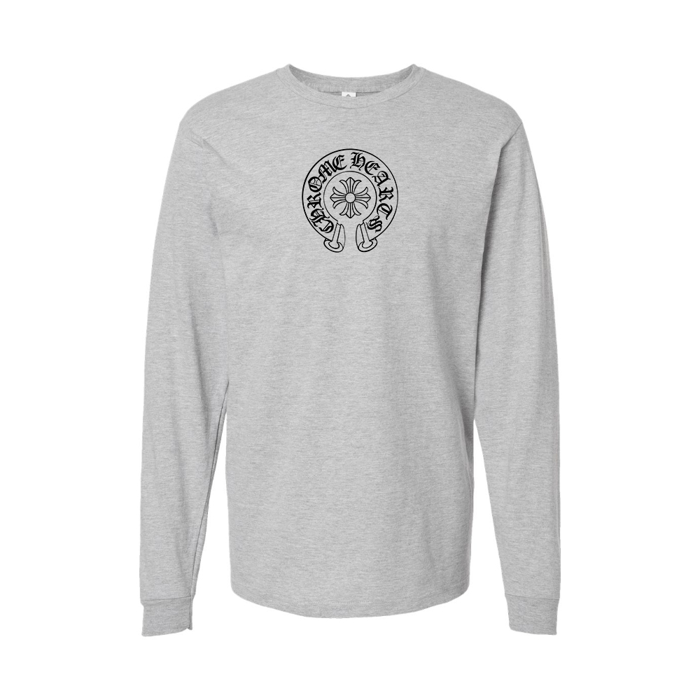 Youth Chrome Hearts Logo Cotton Long Sleeve T-Shirt