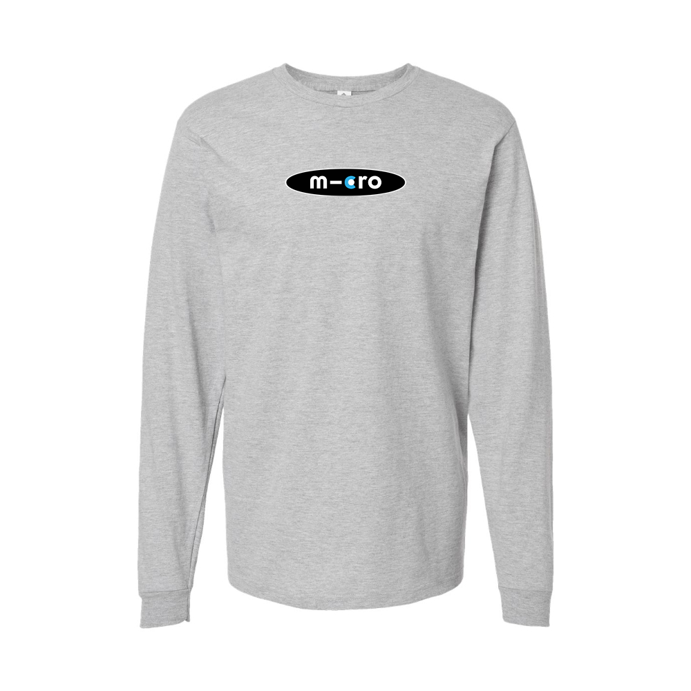 Youth Micromobility Logo Cotton Long Sleeve T-Shirt