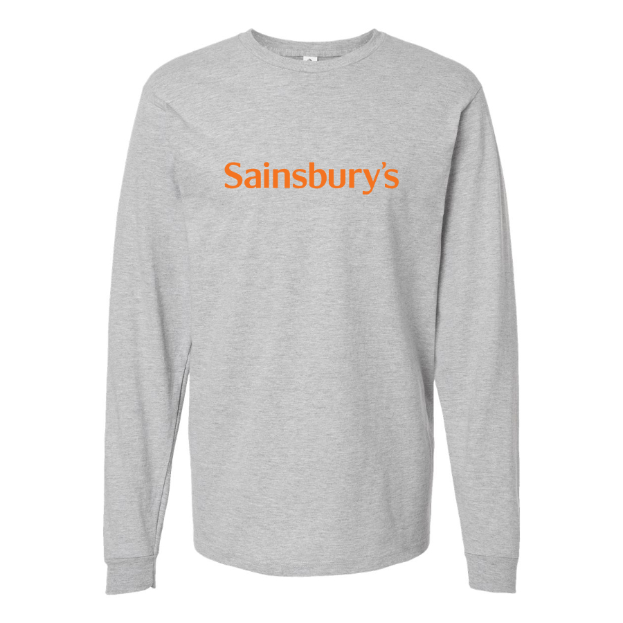 Youth Sainsbury_s Logo Cotton Long Sleeve T-Shirt