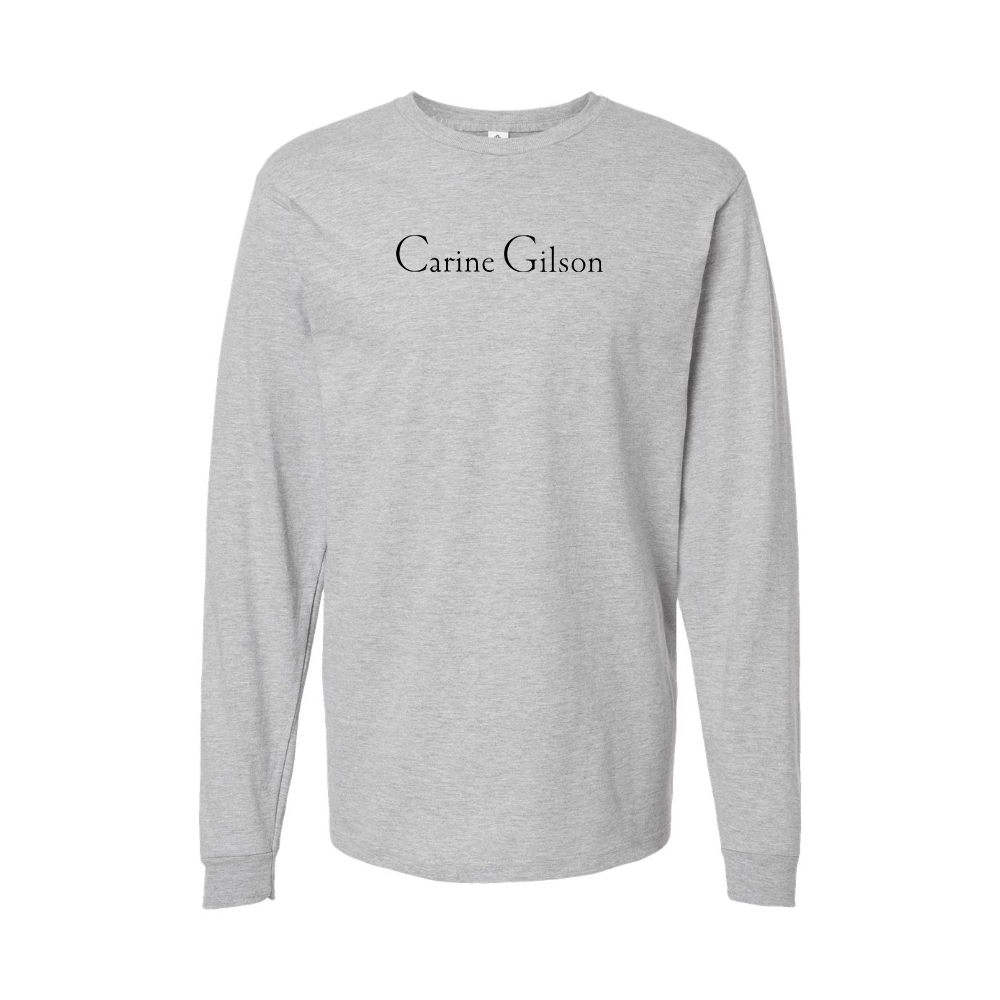Youth Carine Gilson Logo Cotton Long Sleeve T-Shirt
