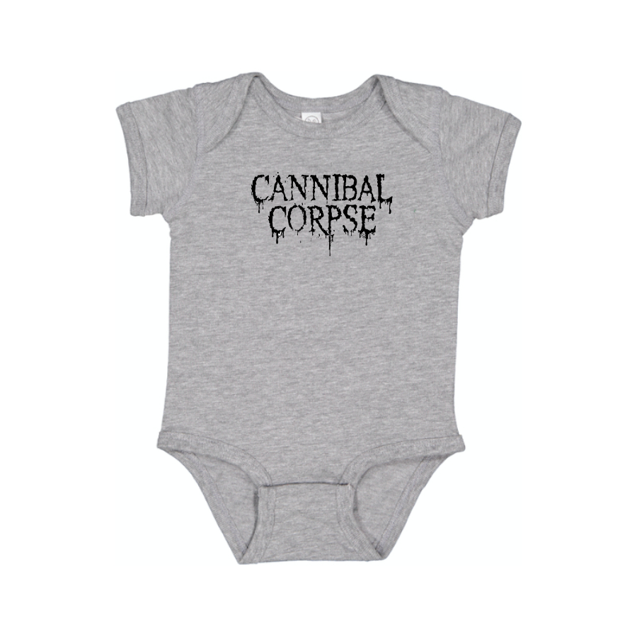Cannibal Corpse Logo Baby Onesie Romper