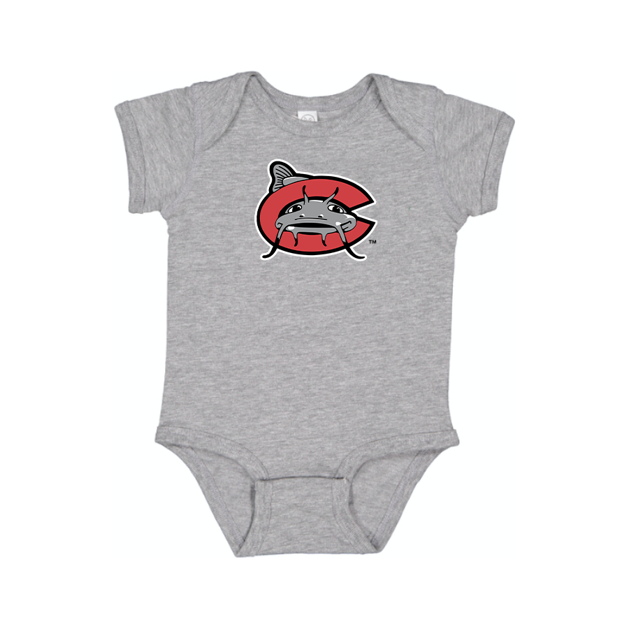 Carolina Mudcats Logo Baby Onesie Romper