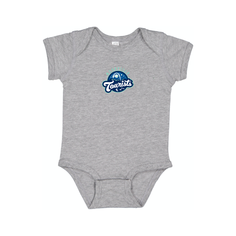 Asheville Tourists Logo Baby Romper Onesie