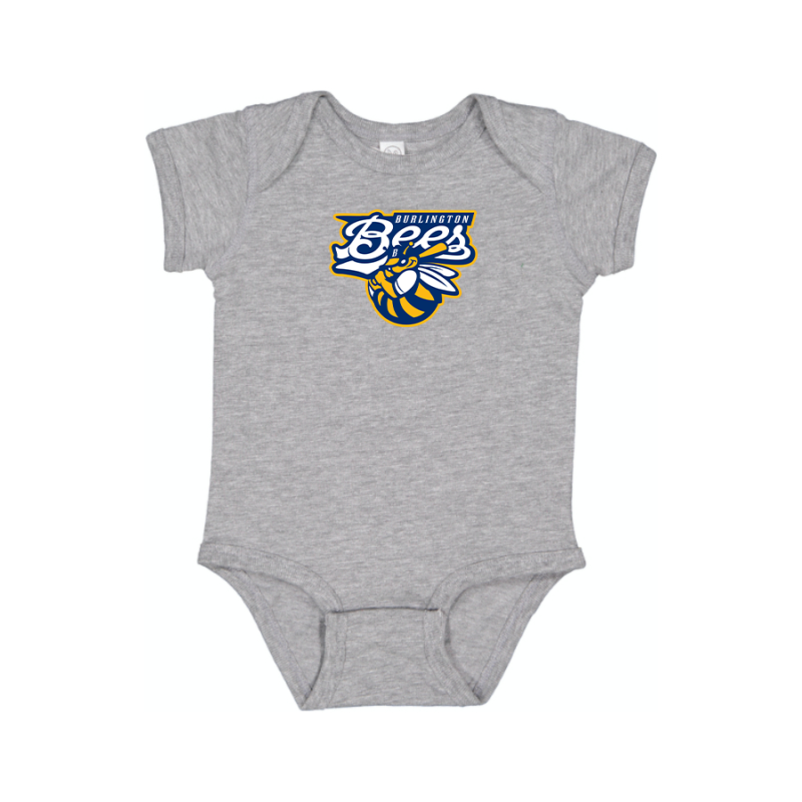 Burlington Bees Logo Baby Onesie Romper