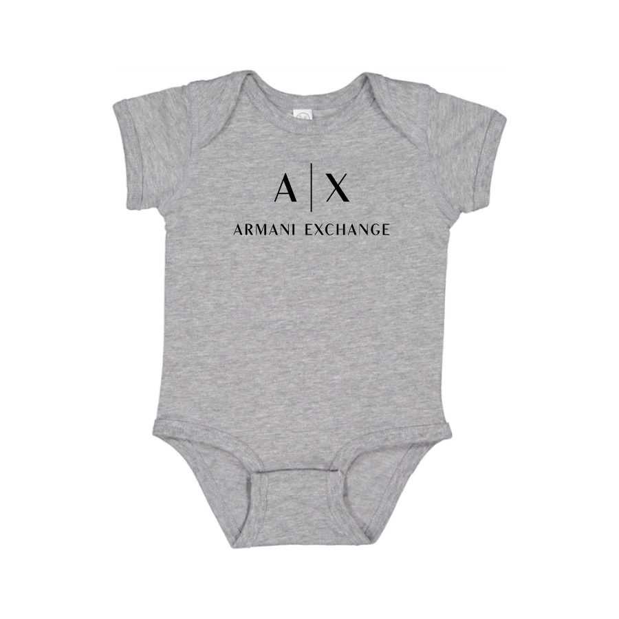 Armani Exchange Logo Baby Onesie Romper