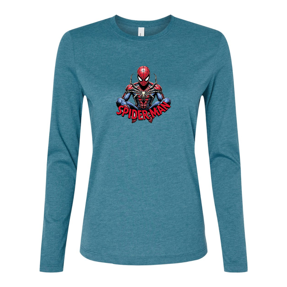 BELLA CANVAS Women’s Spider-Man 2025 Jersey Long Sleeve Tee
