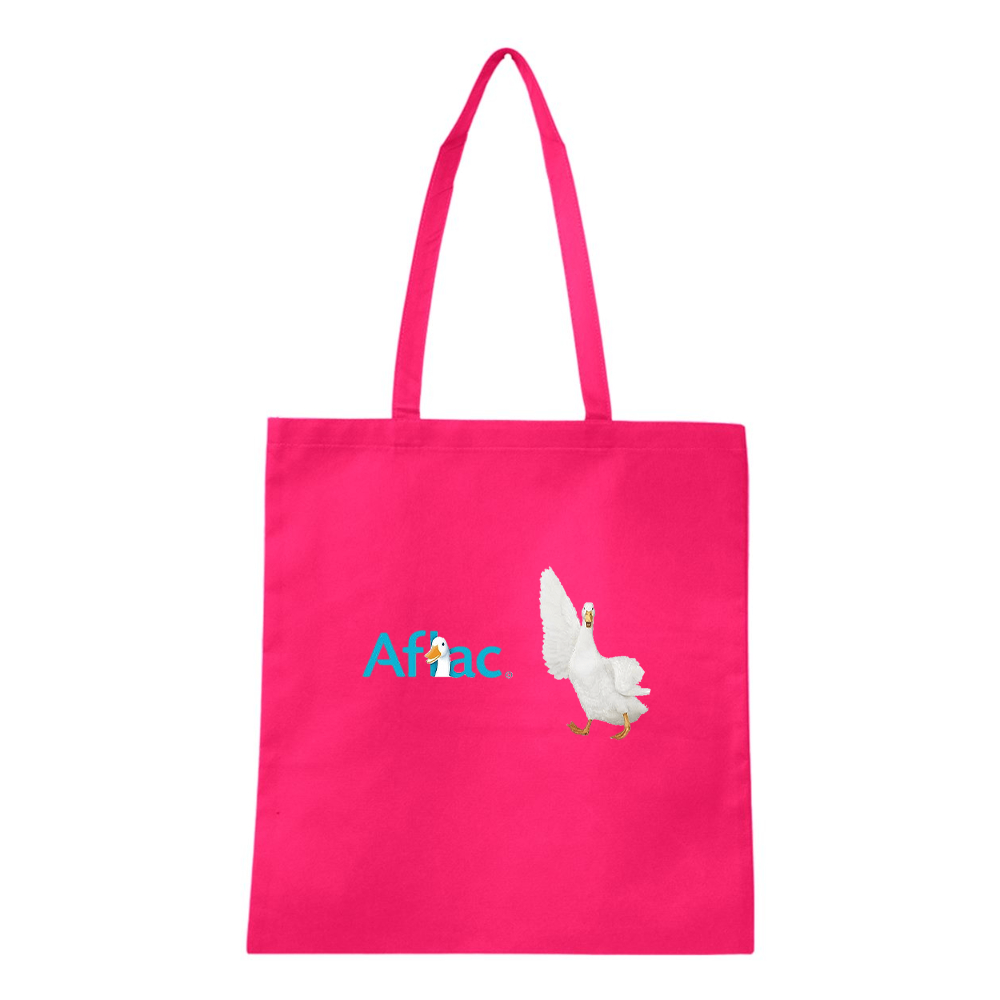 Aflac Logo and Duck Q-Tees Non-Woven Tote