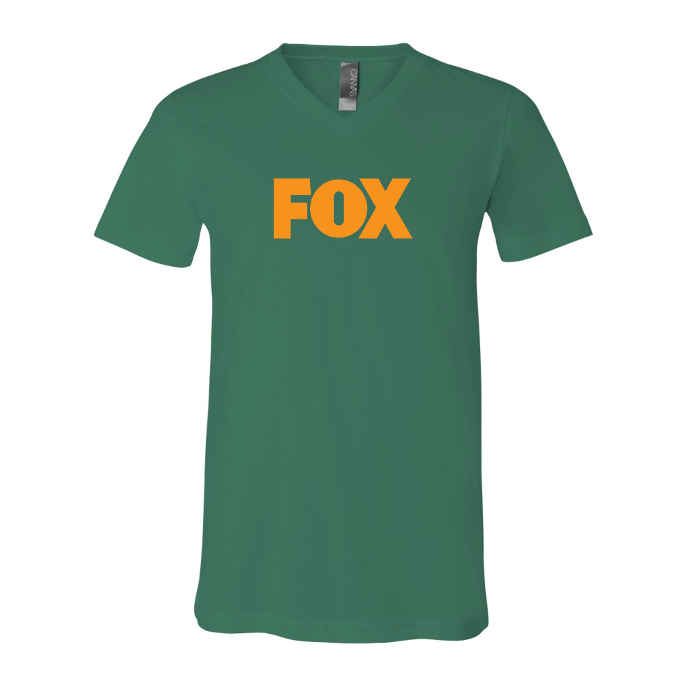 Fox BELLA CANVAS - Jersey V-Neck T-Shirt
