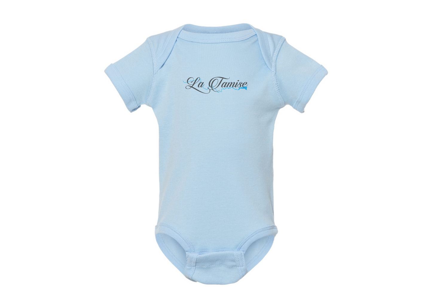 La Tamise Logo Rabbit Skins Infant Baby Rib Bodysuit