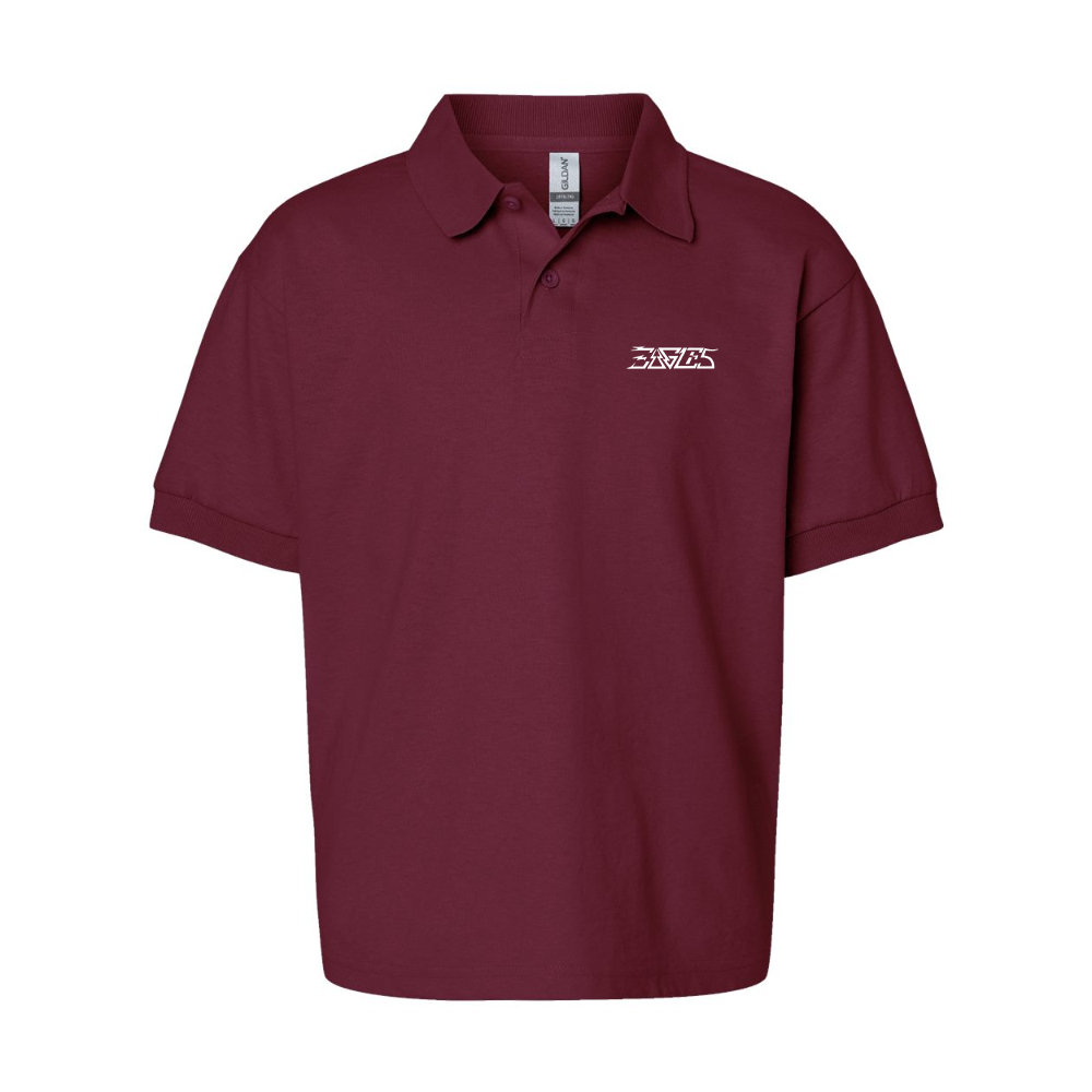 Youth Eagles Gildan Dry Blend Jersey Polo