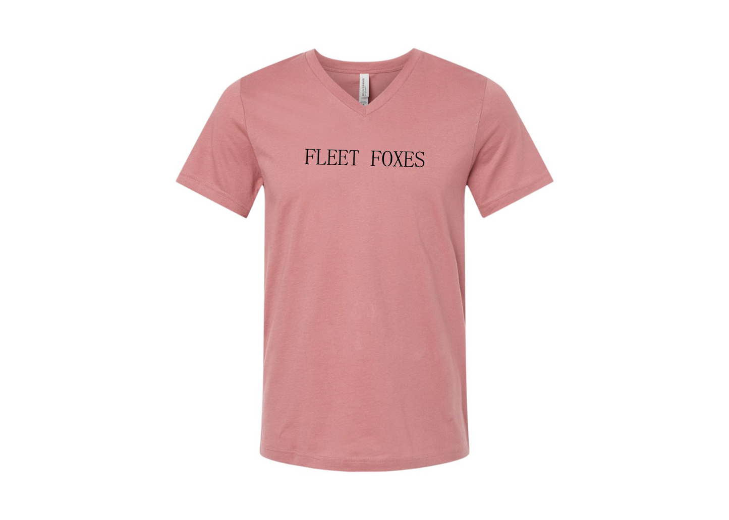 Fleet Foxes Logo BELLA CANVAS - Jersey V-Neck T-Shirt